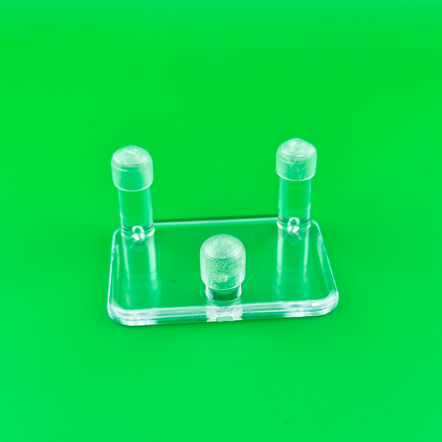2" Three-Peg Acrylic Display Stand
