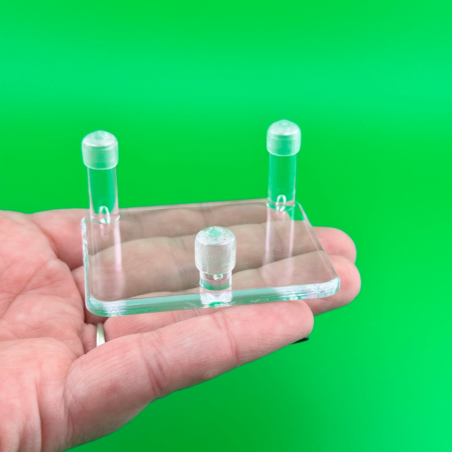 2.5" Three-Peg Acrylic Display Stand