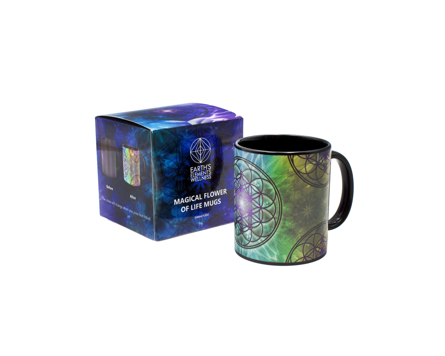 Color Changing Flower of Life Mug