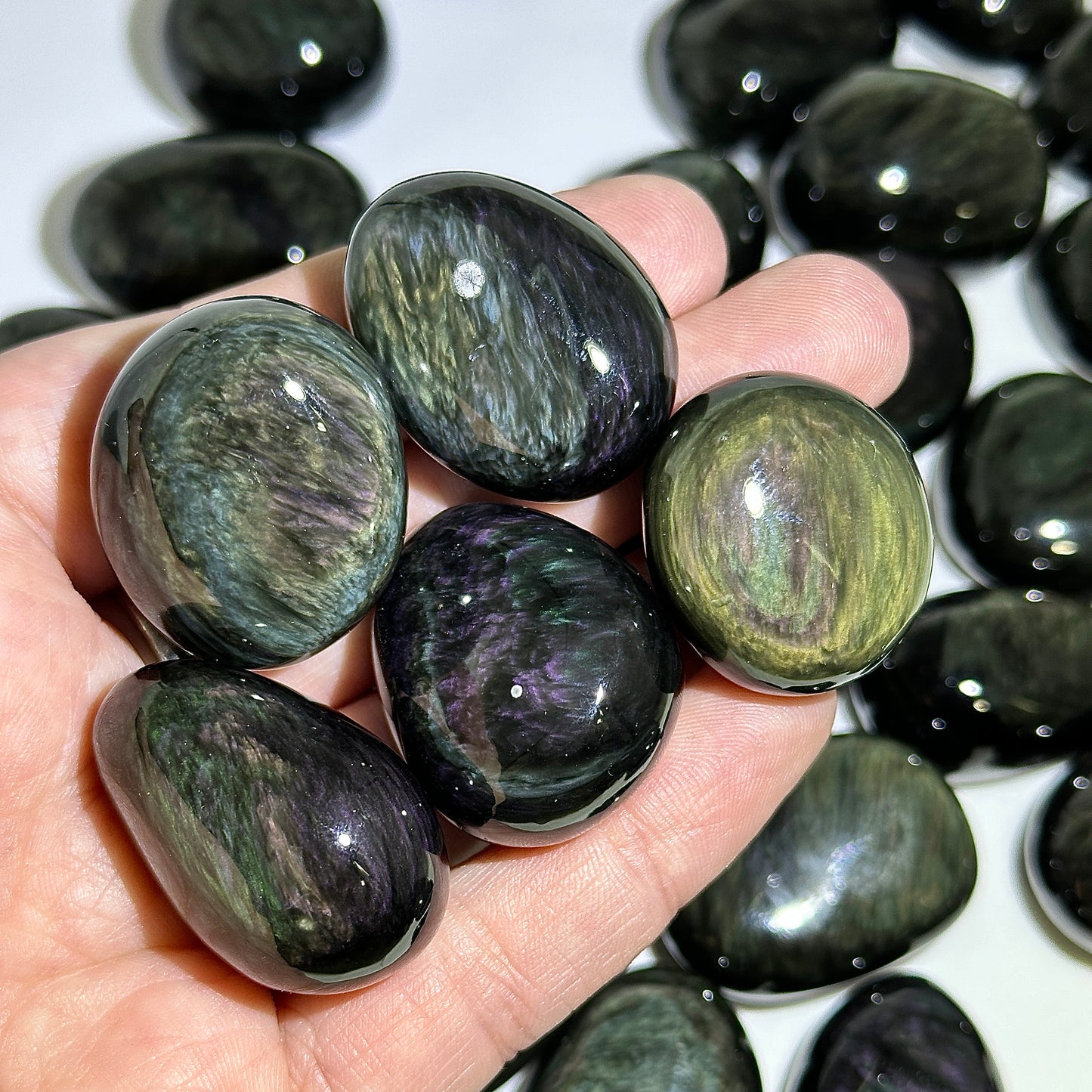 Velvet Obsidian Pebble