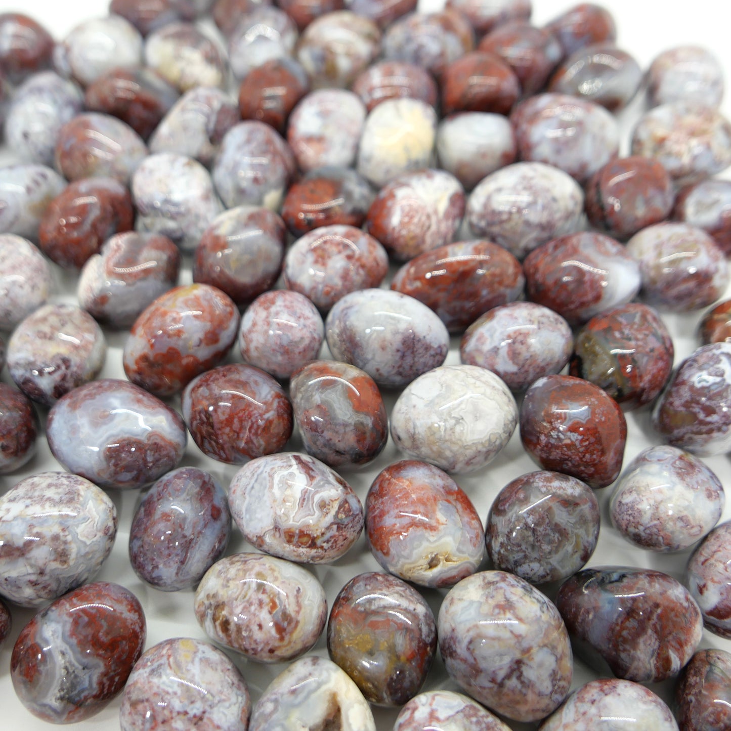 Red Moss Agate Tumble