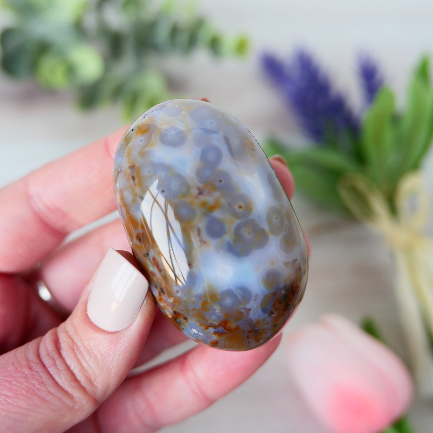 8th Vein Ocean Jasper Palm