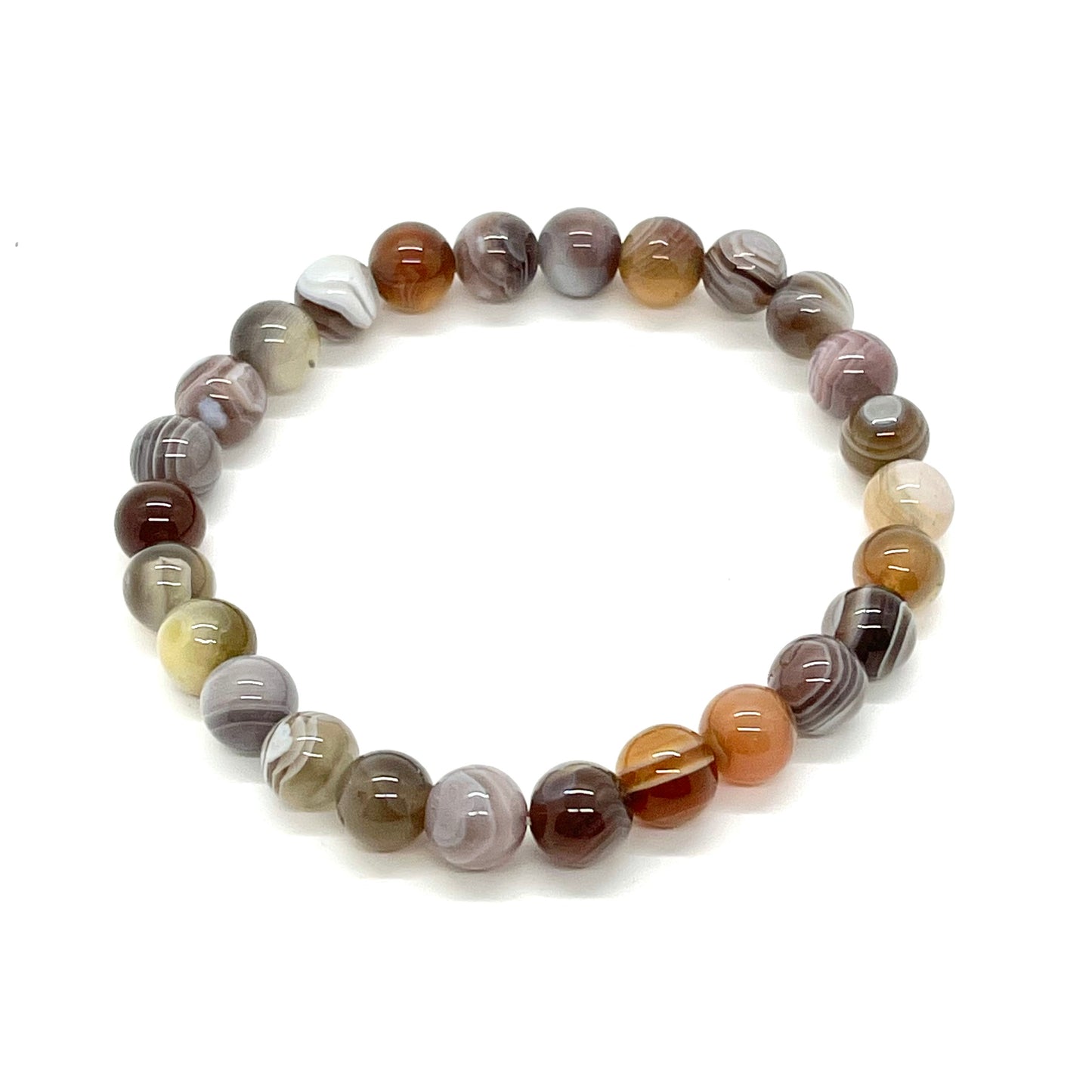 Botswana Agate 8mm Bracelet