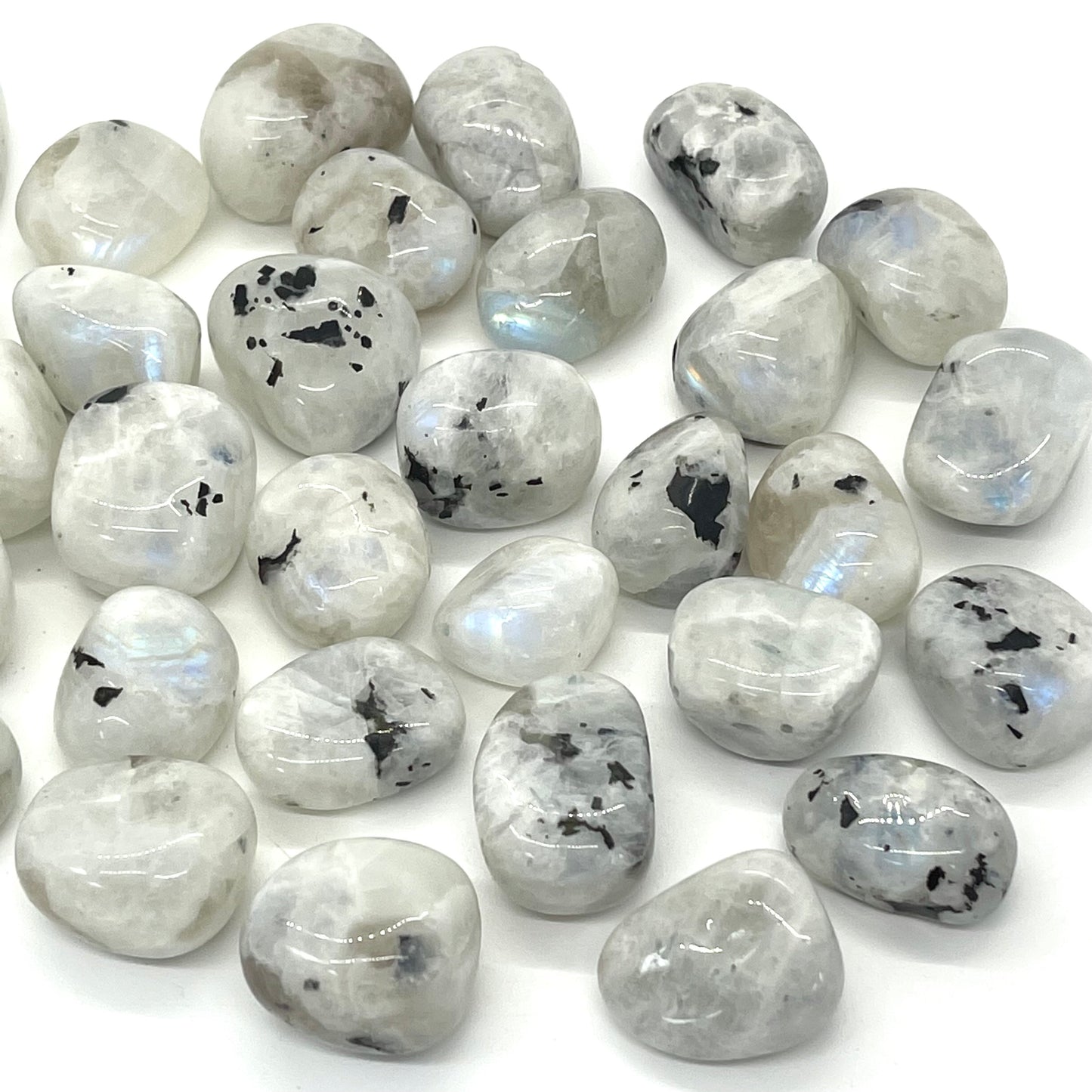 Rainbow Moonstone Tumbled Stone