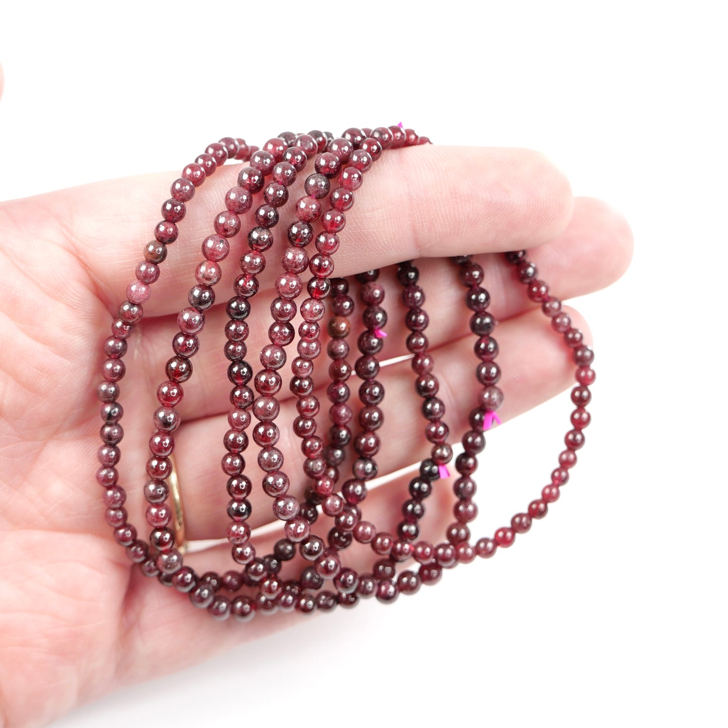 Garnet 4mm Bracelet