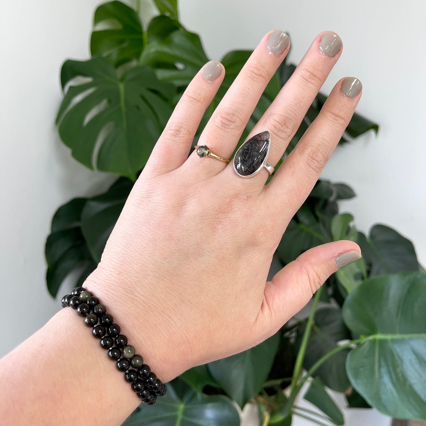 Gold Sheen Obsidian 6mm Bracelet