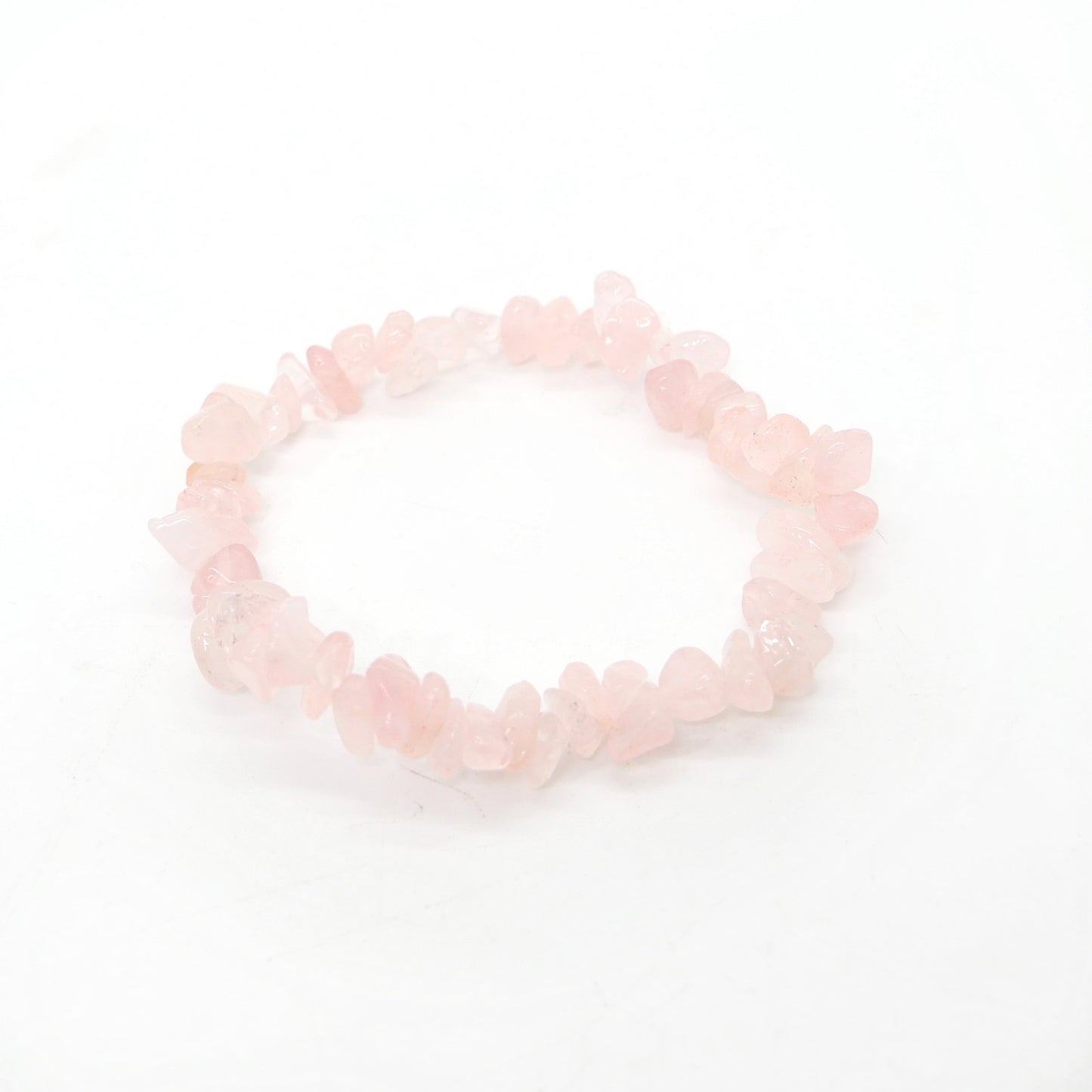 Rose Quartz Chip Bracelet