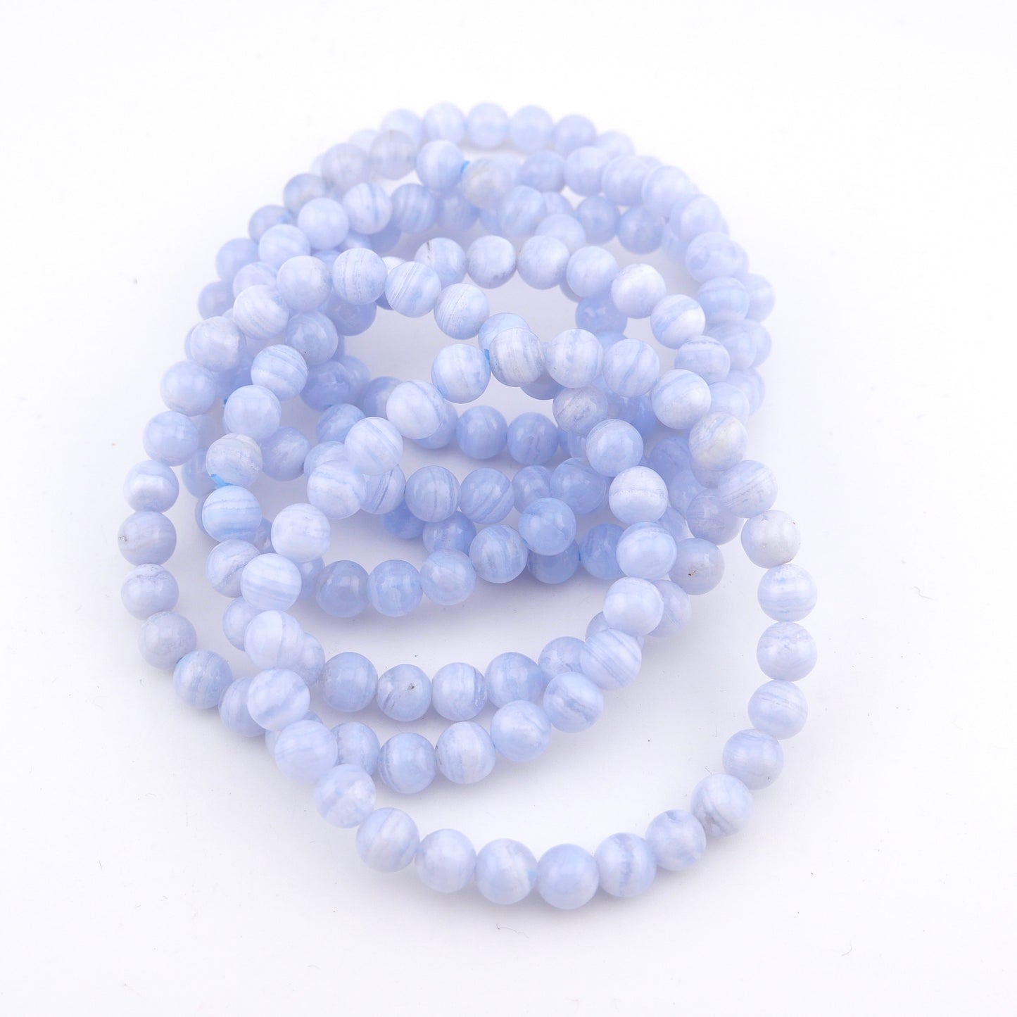 Blue Lace Agate 6.5mm Bracelet