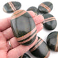 Kabamby "Racing Stripe" Ocean Jasper Palm Stone