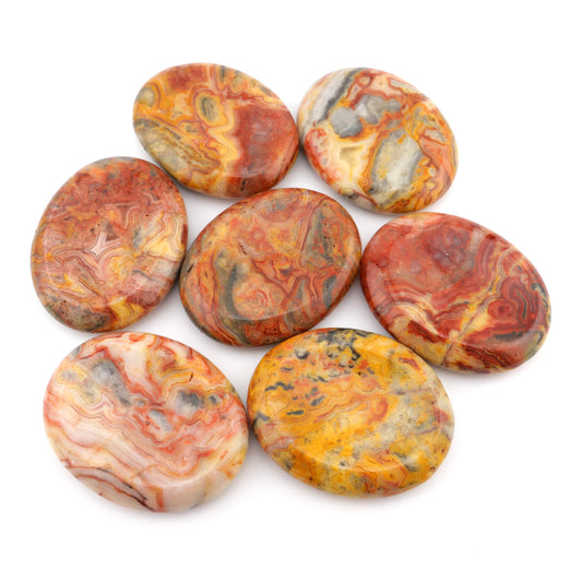 Crazy Lace Agate Worry Stone