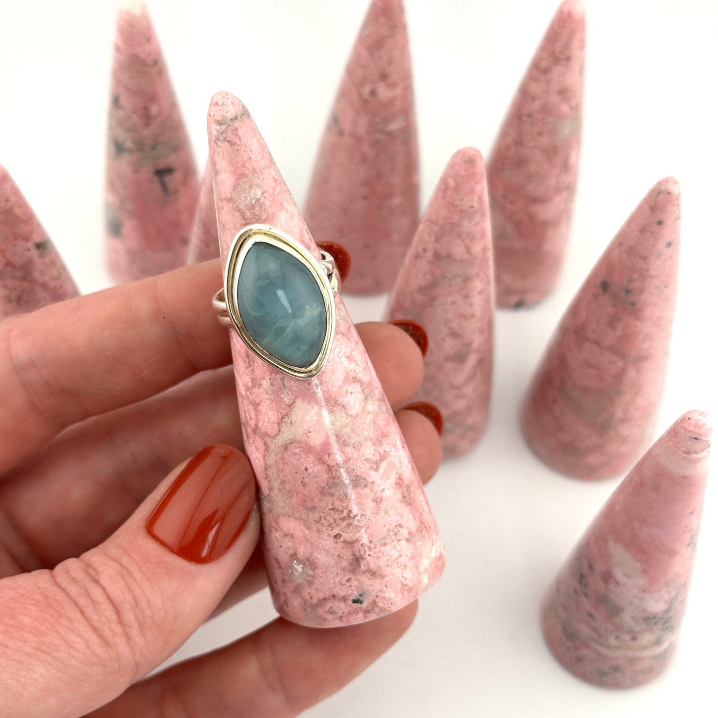 Rhodonite Ring Holder