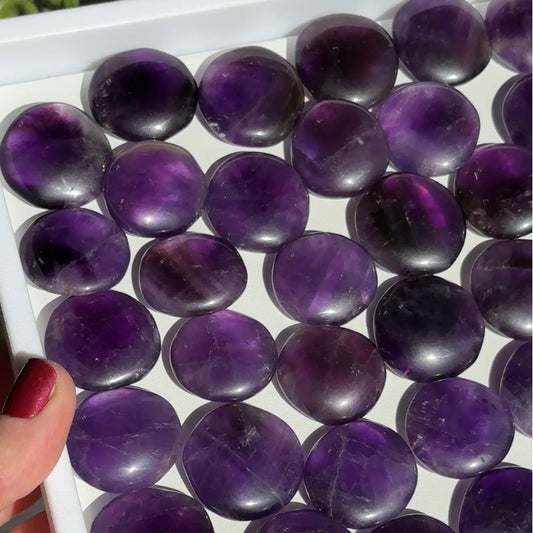Amethyst Button