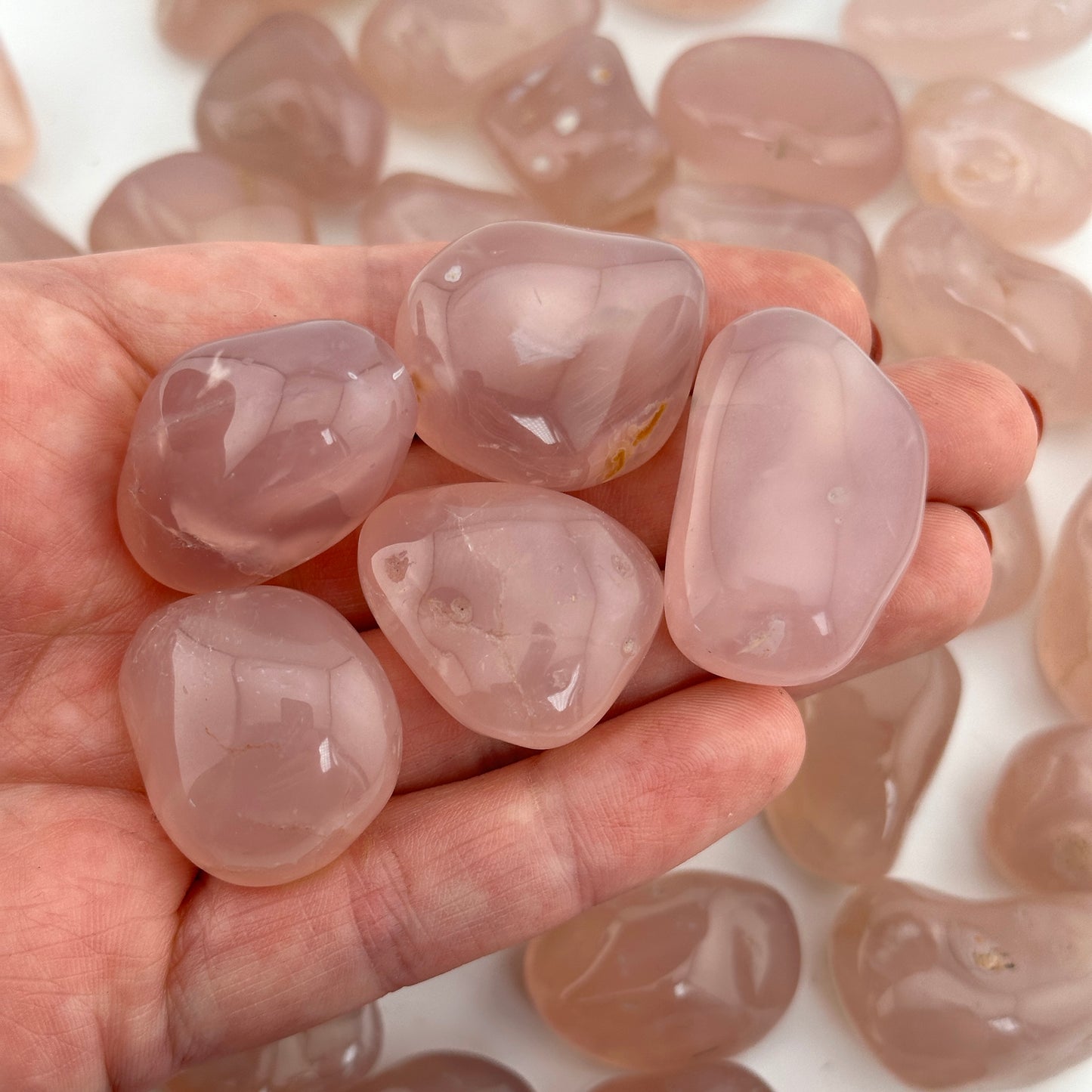 Pink Chalcedony Tumble
