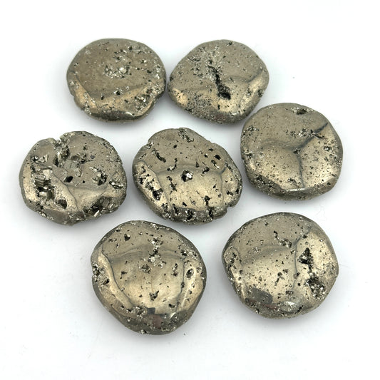 Peruvian Pyrite Button