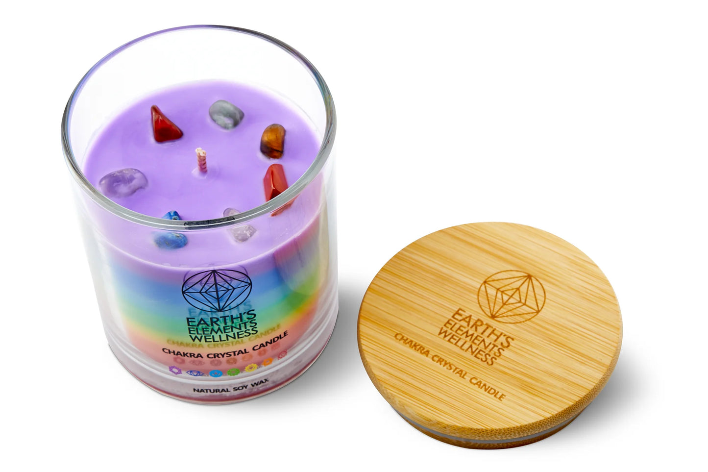 Chakra Crystal Candle