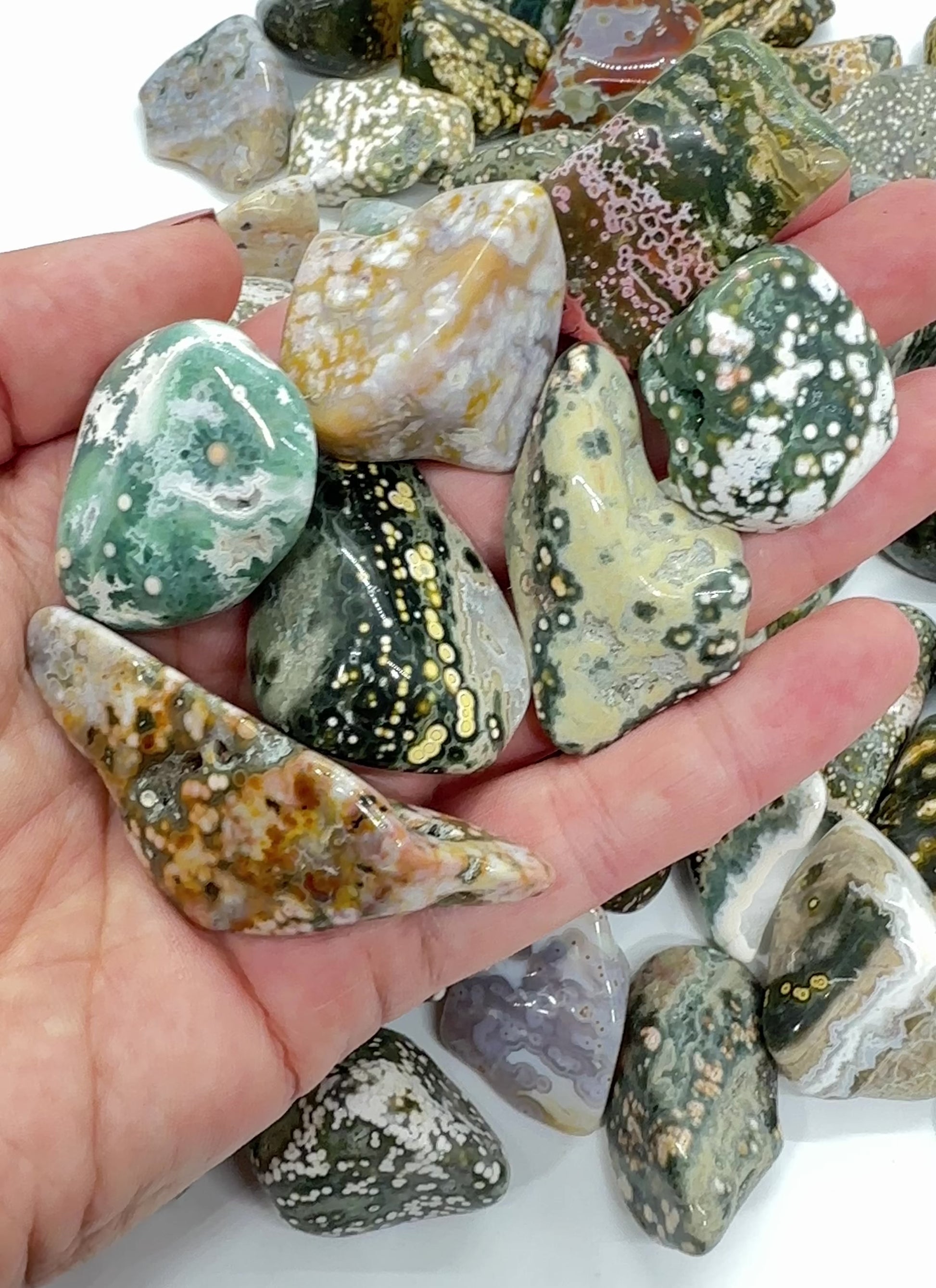 Ocean Jasper Tumbles Ocean Jasper Tumbles