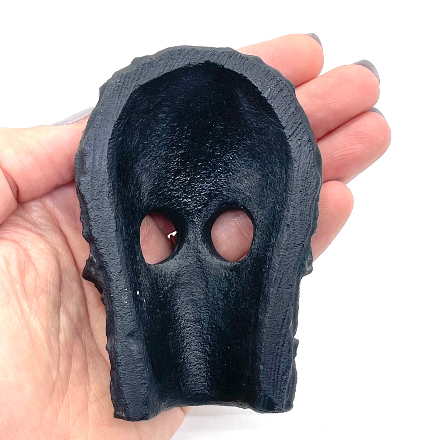 Black Obsidian Skull Mask
