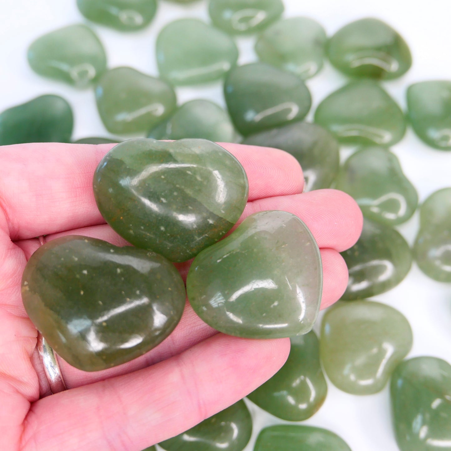 Green Aventurine Small Heart