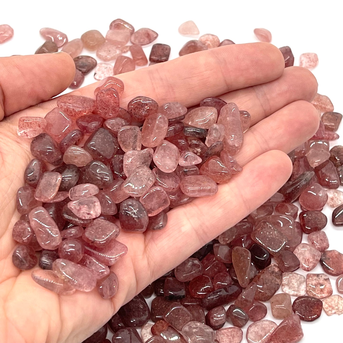 Red Aventurine (Strawberry Quartz) Chips