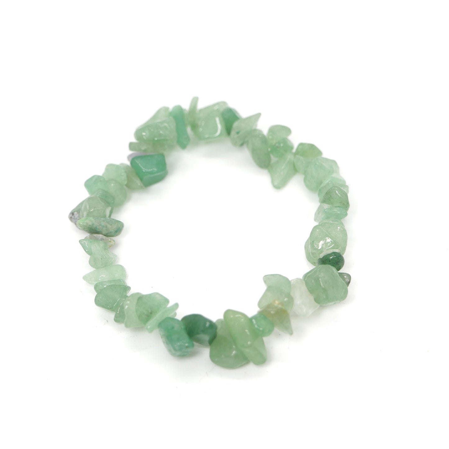 Green Aventurine Chip Bracelet