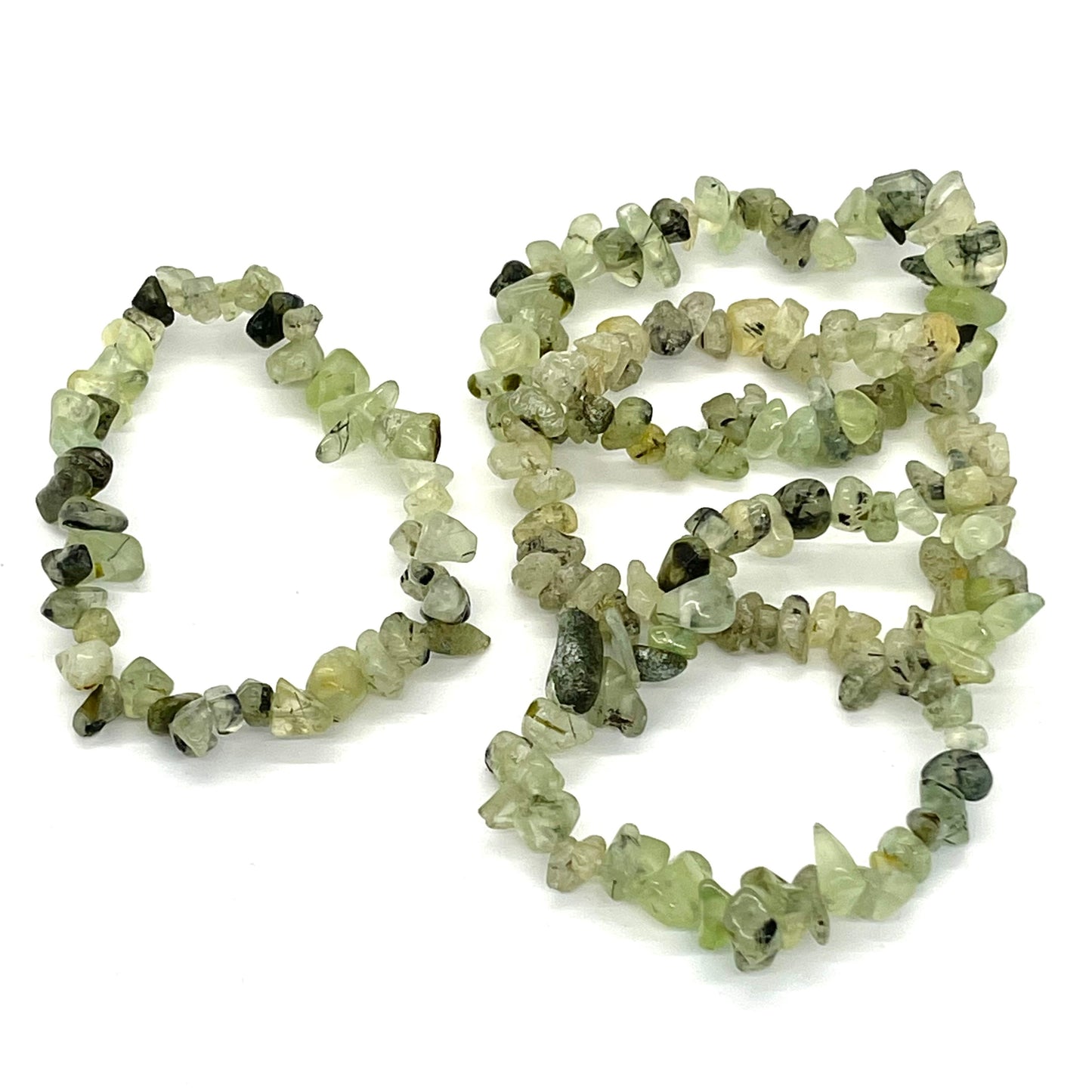 Prehnite Chip Bracelet