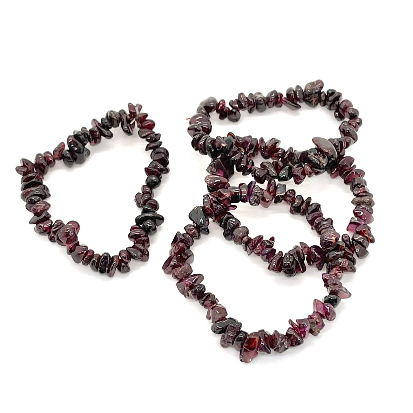 Garnet Chip Bracelet