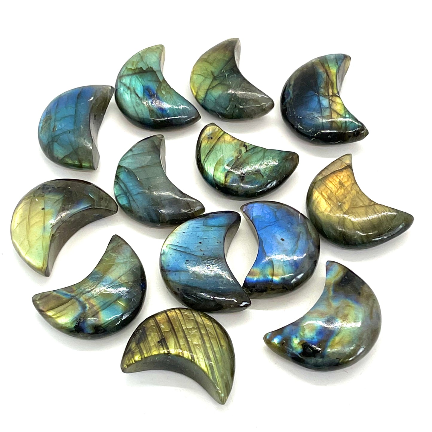 Labradorite Crescent Moon