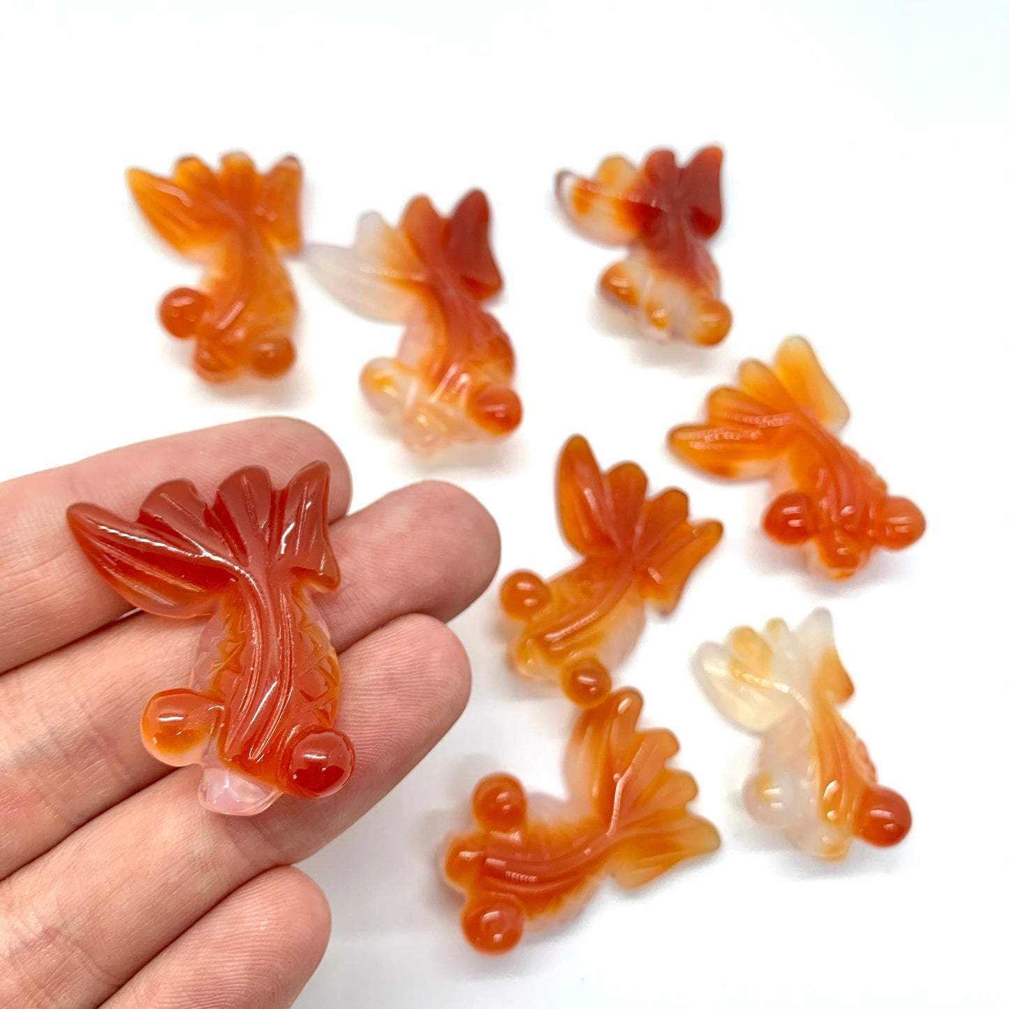 Carnelian Agate Goldfish