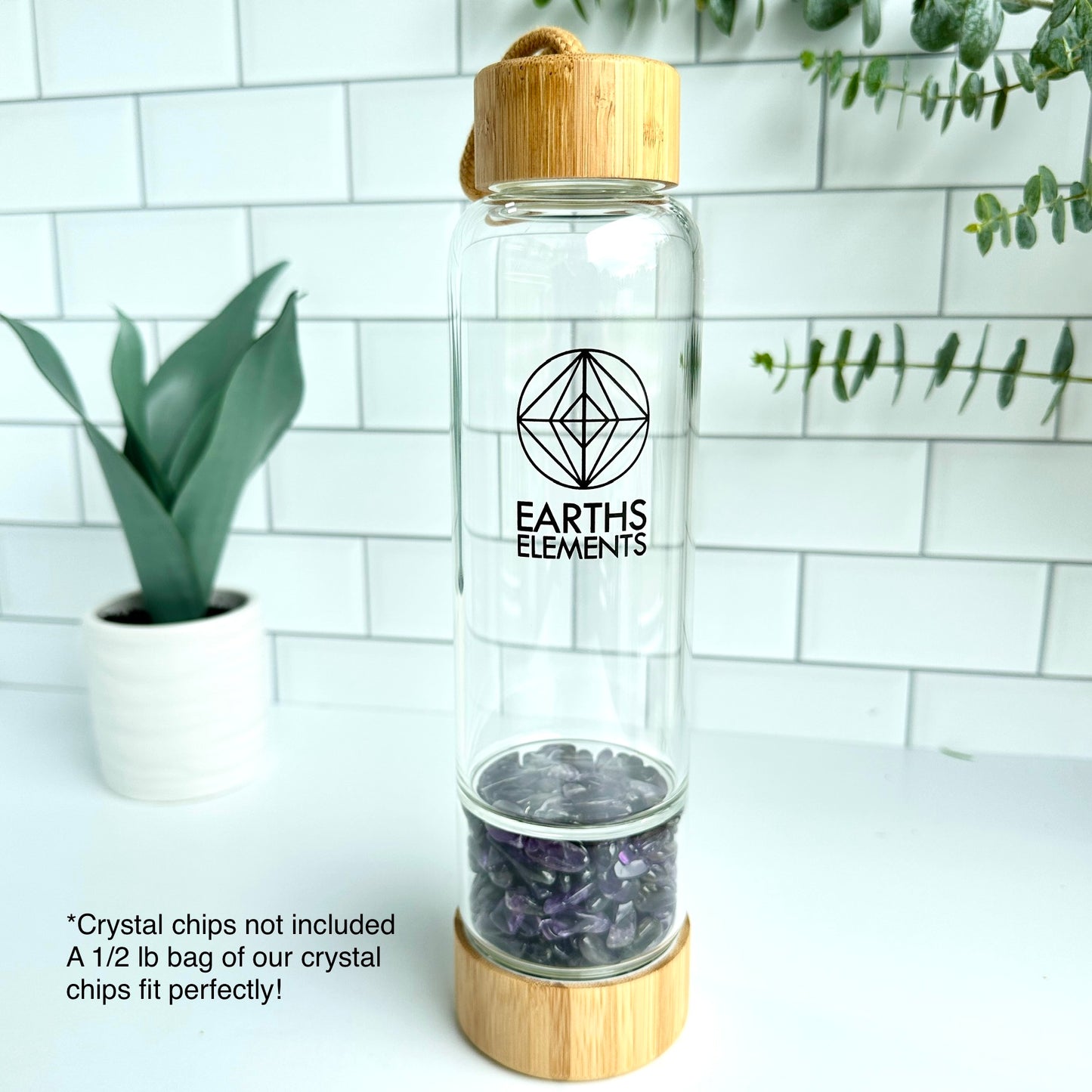 Crystal Compartment Water Bottle