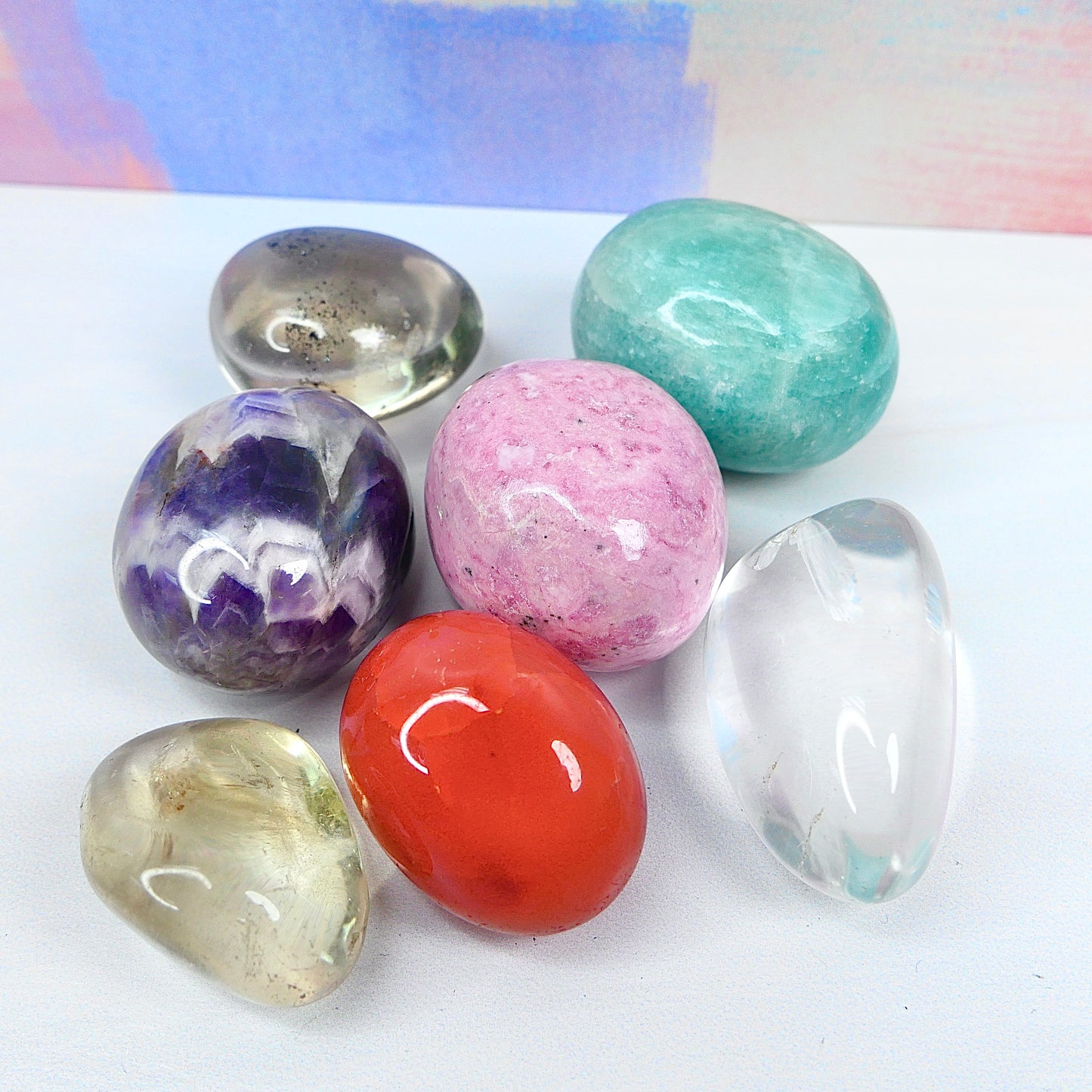 Chakra Tumbles Crystal Set