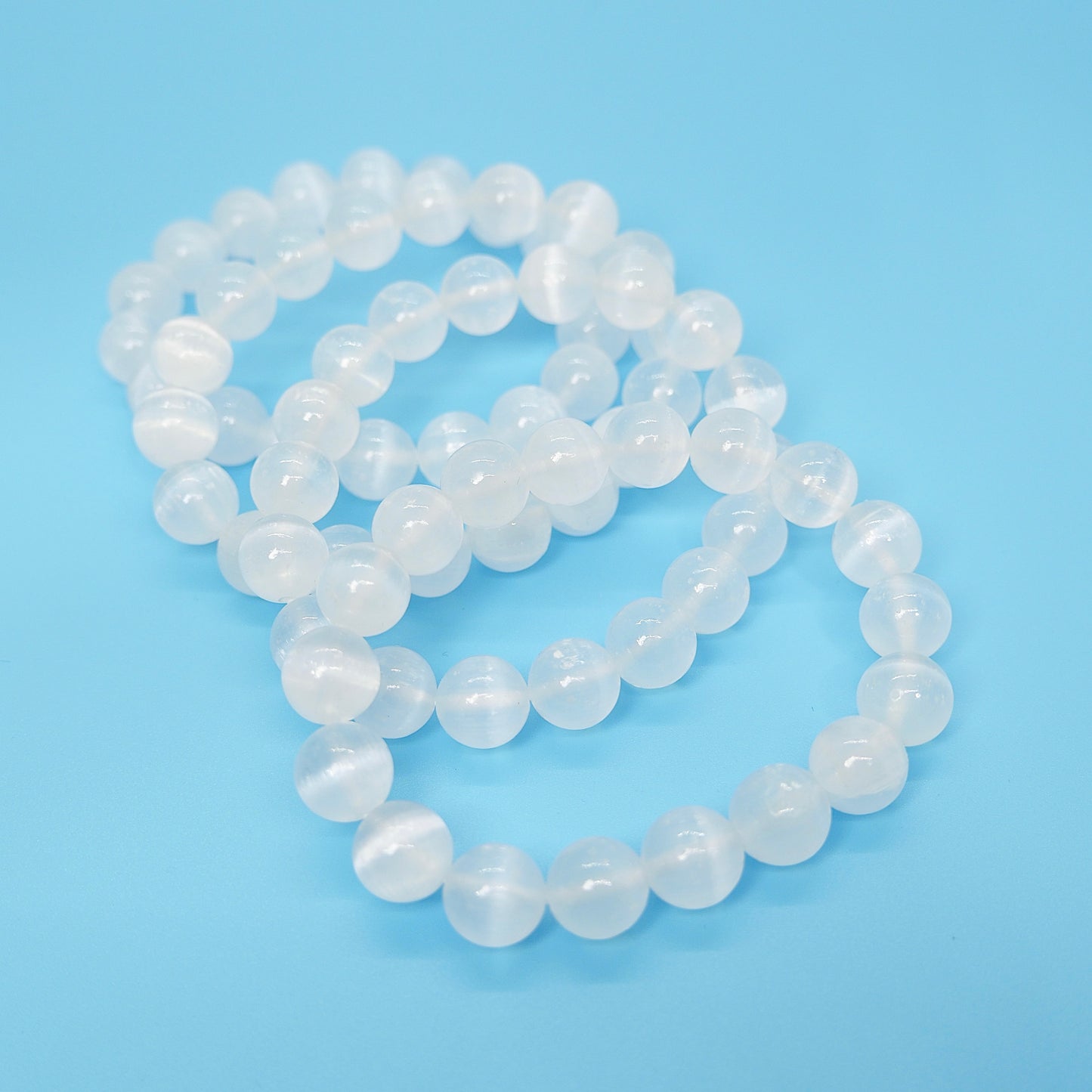 Selenite 10mm Bracelet