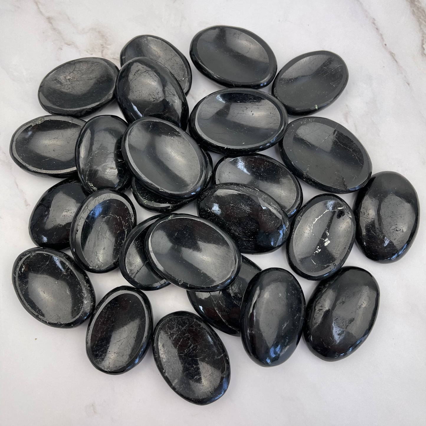 Black Tourmaline Worry Stone