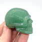 Green Aventurine Skull