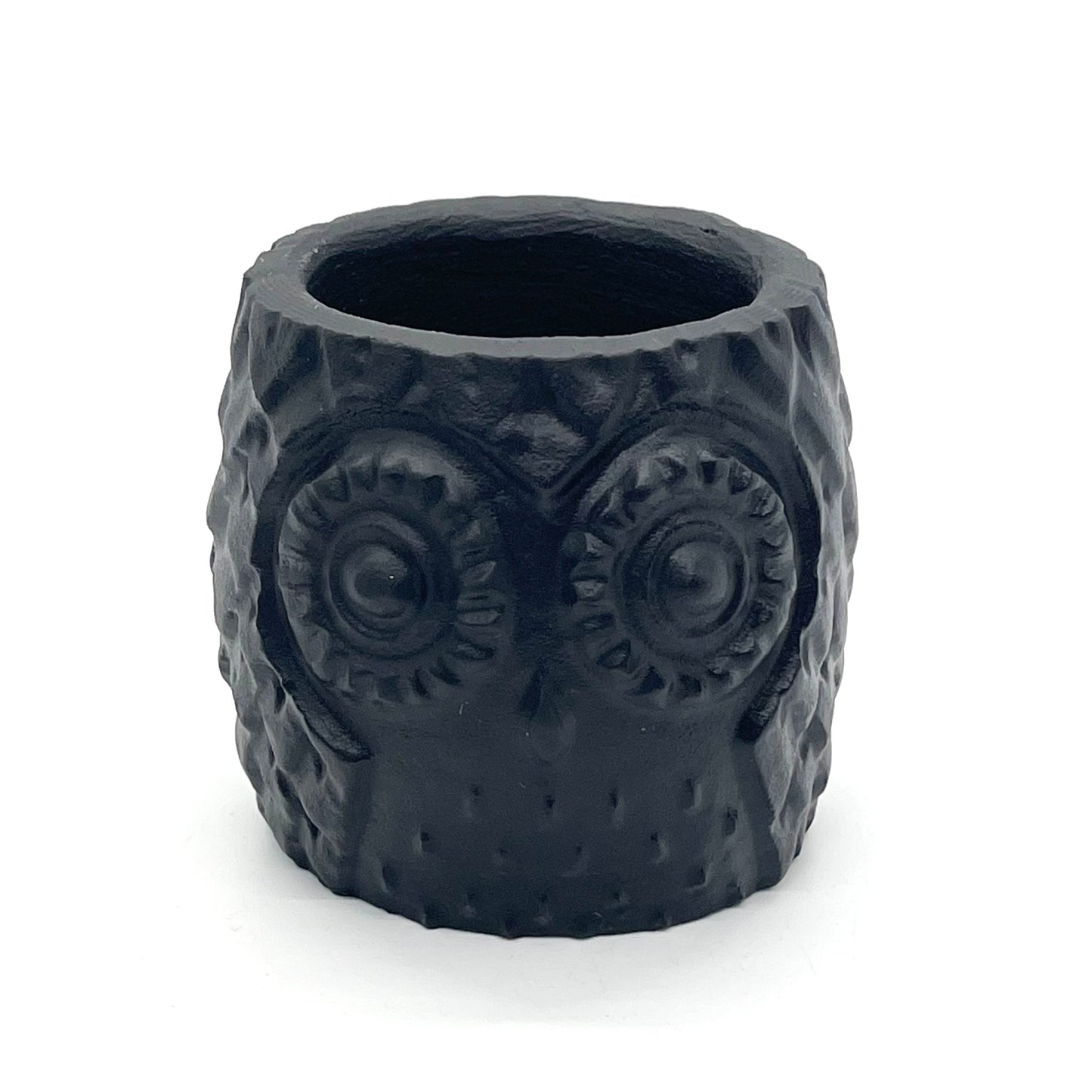 Black Obsidian Owl Cup