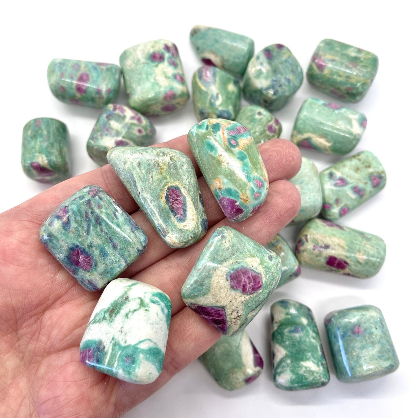 Ruby Fuchsite Tumbled Stone