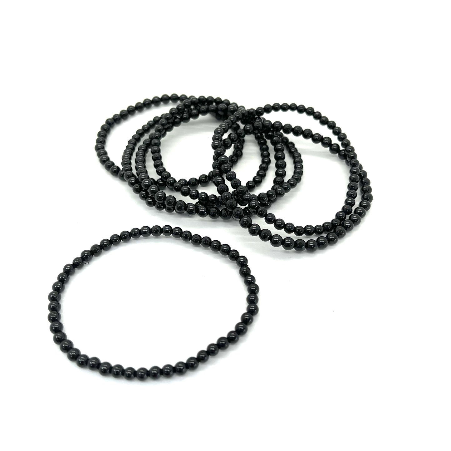 Black Tourmaline 4mm Bracelet