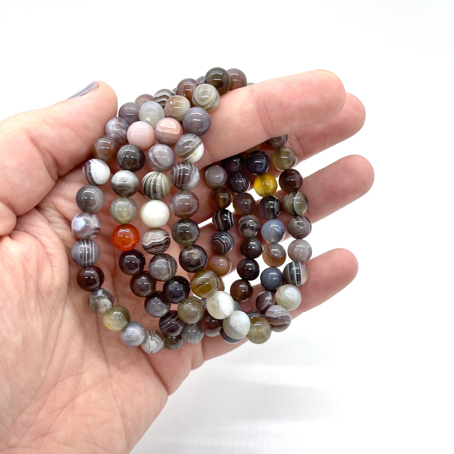 Botswana Agate 8mm Bracelet