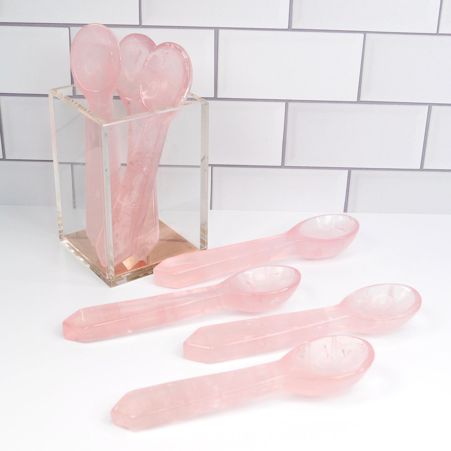 Rose Quartz Spoon