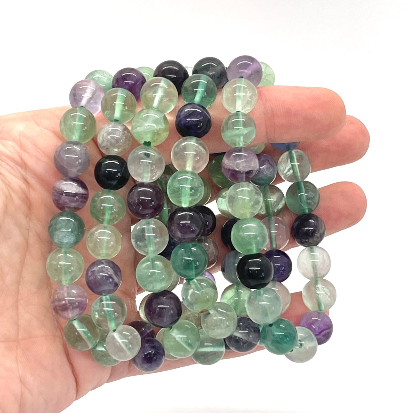 Fluorite 10mm Bracelet