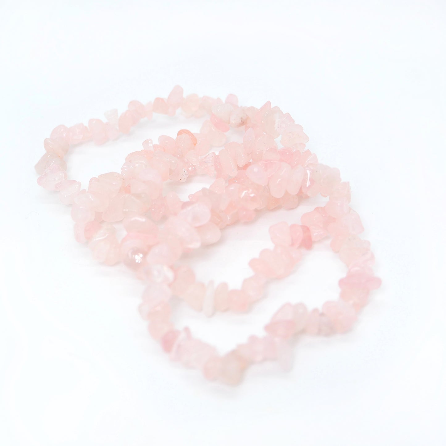 Rose Quartz Chip Bracelet