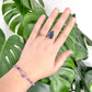 Amethyst Flower Adjustable Bracelet