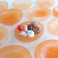 Orange Oval Selenite Bowl