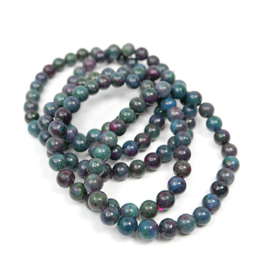 Ruby Kyanite 7mm Bracelet