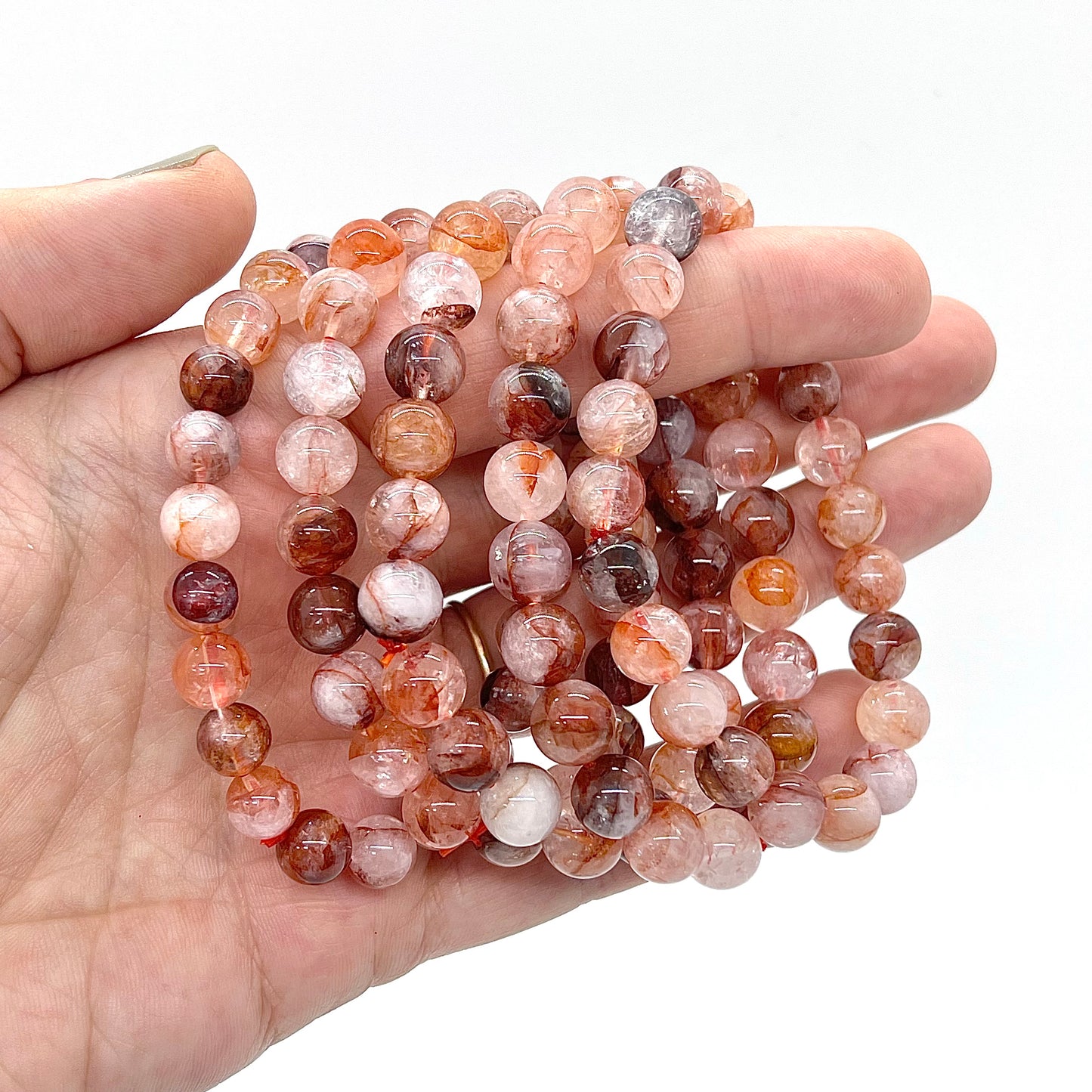 Fire Quartz 8mm Bracelet