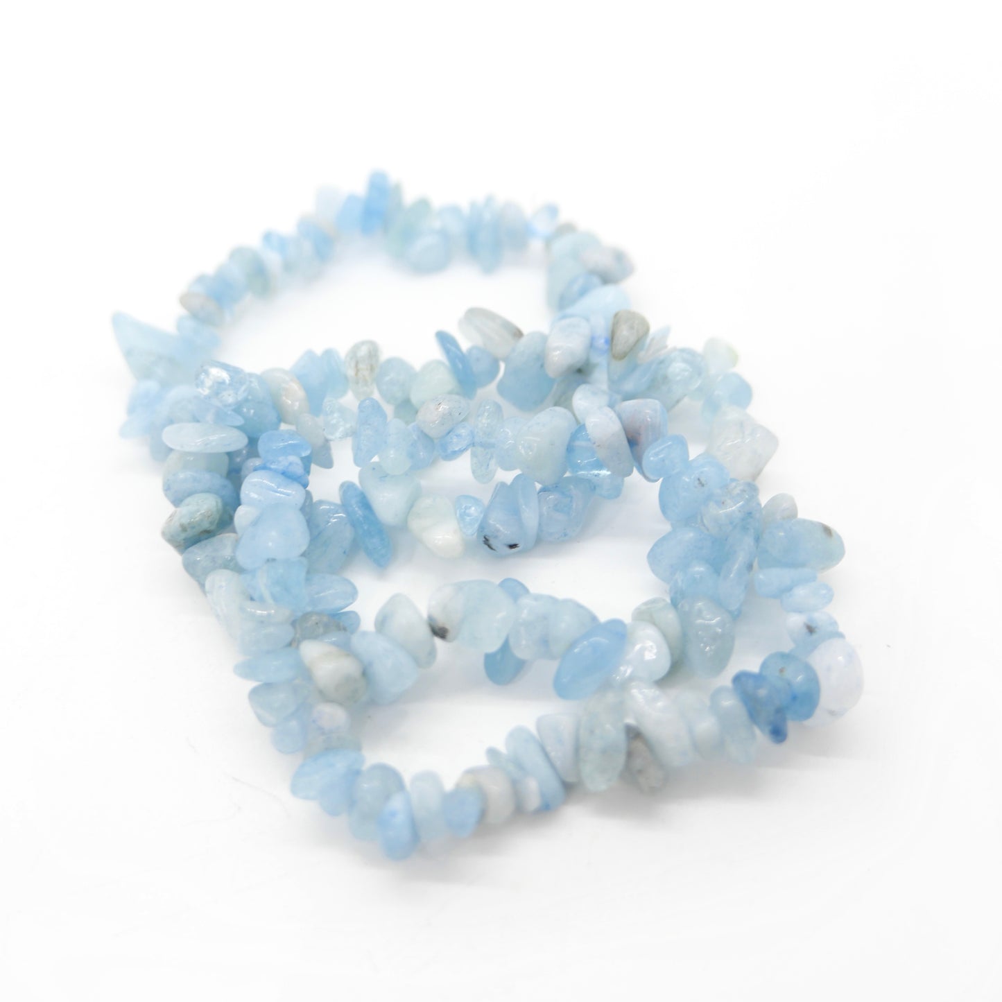 Aquamarine Chip Bracelet