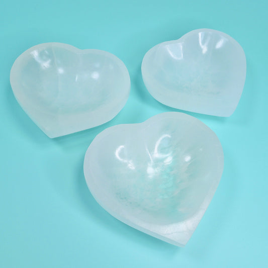 Selenite Heart Bowl