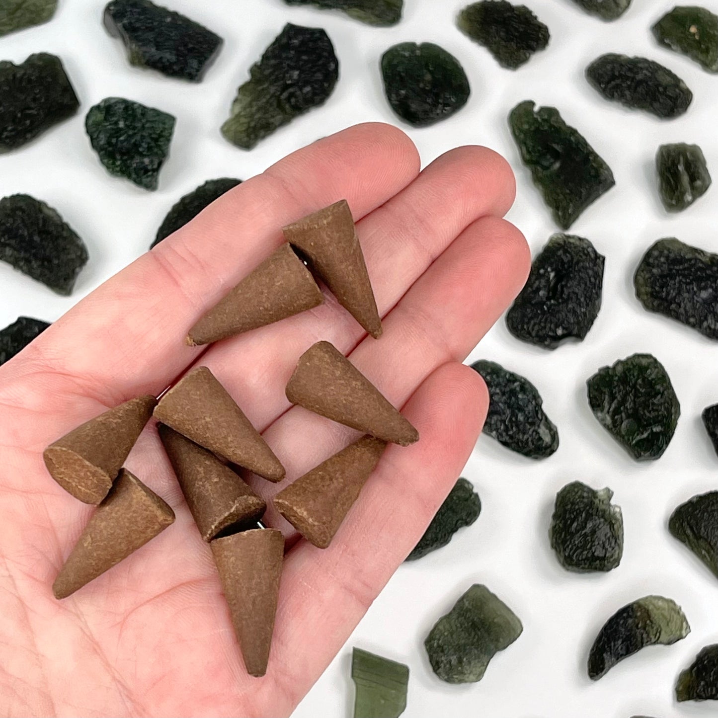 Moldavite Cone Incense