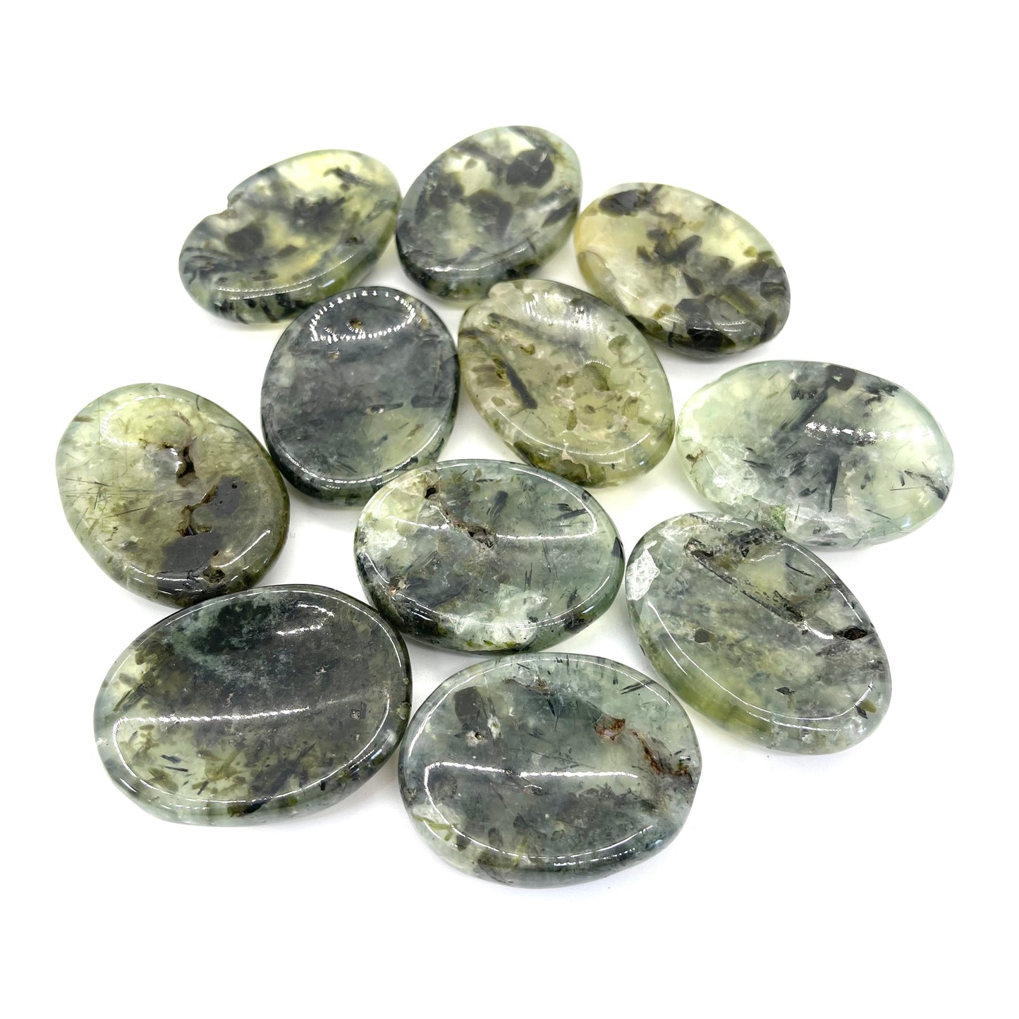 Prehnite Worry Stone