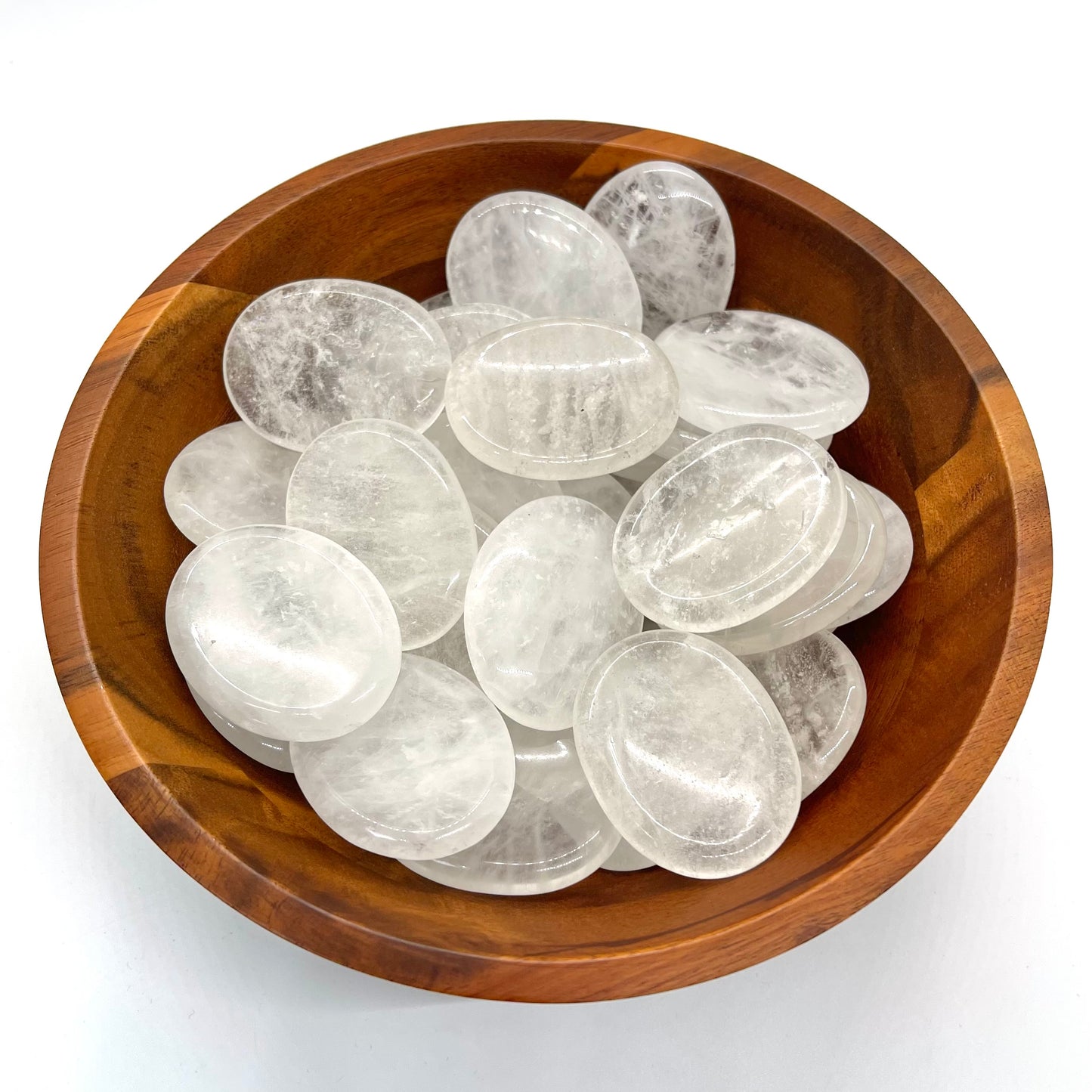 Clear Quartz Worry Stone