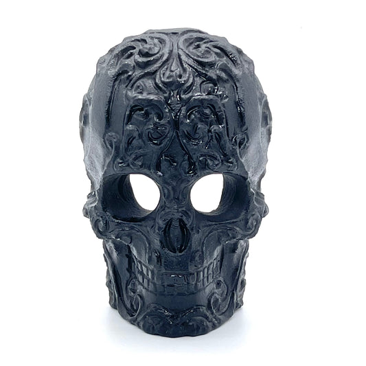 Black Obsidian Skull Mask